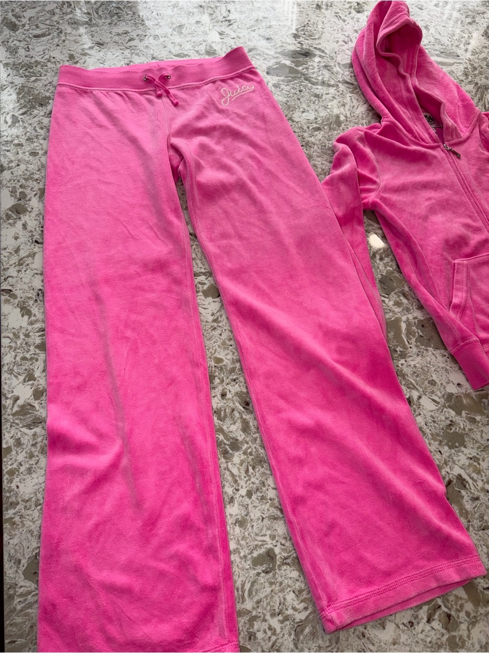 Juicy Couture Hot Pink Velour Lounge set